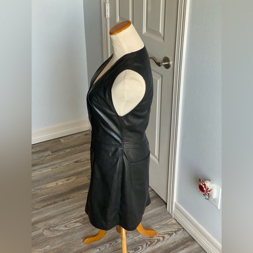 Nanushka Menphi Vegan Leather Mini Dress - Picture 5 of 6
